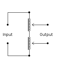 Wiring diagram - Two variators connected in series